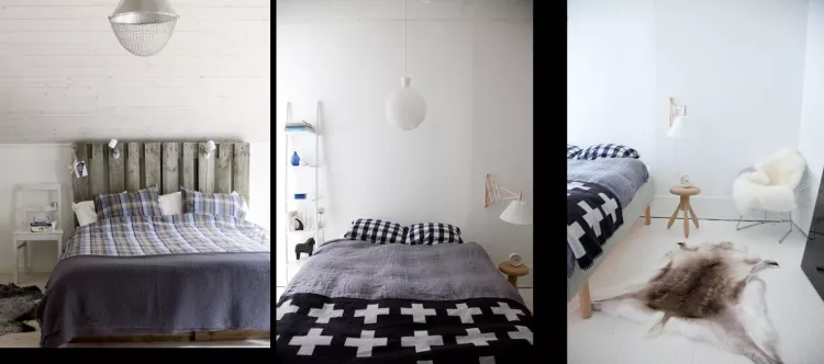 Scandinavian bedroom design