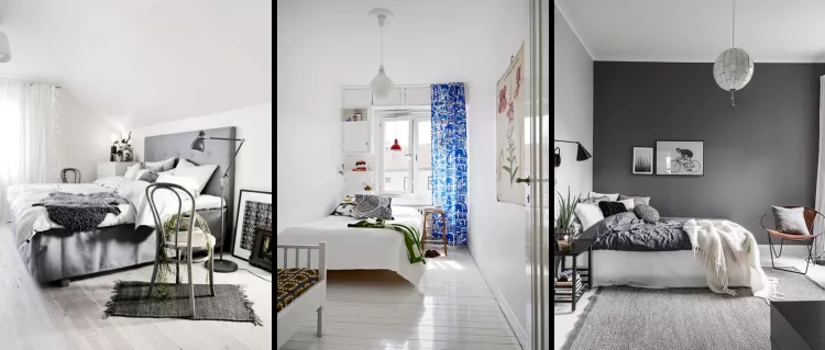 Scandinavian bedroom design