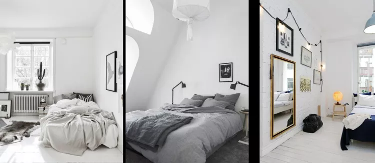 Scandinavian bedroom design