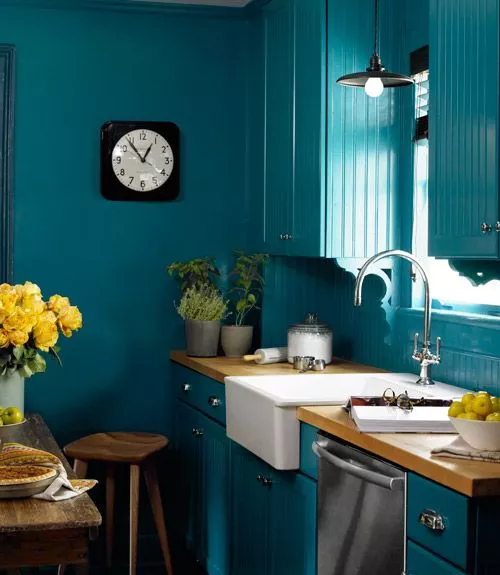 upstate New York house kitchen at Country Living