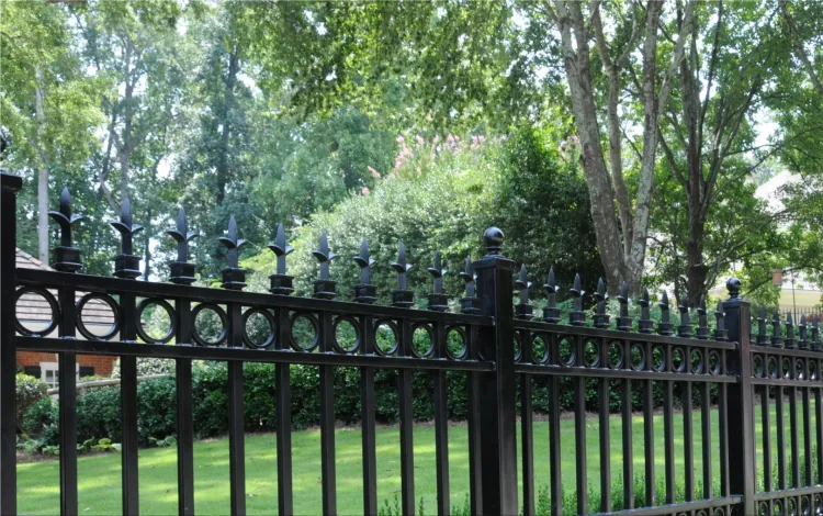 iron fence