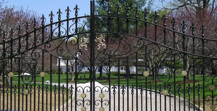 iron fence