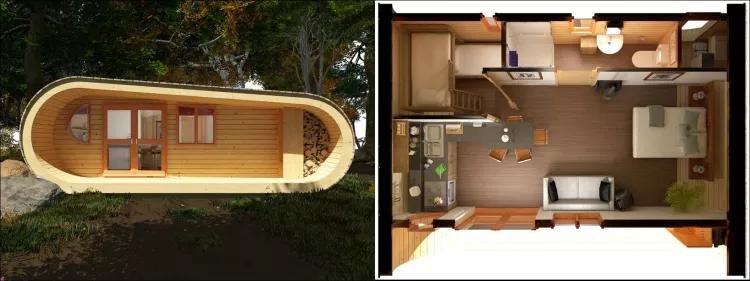 Wooden house