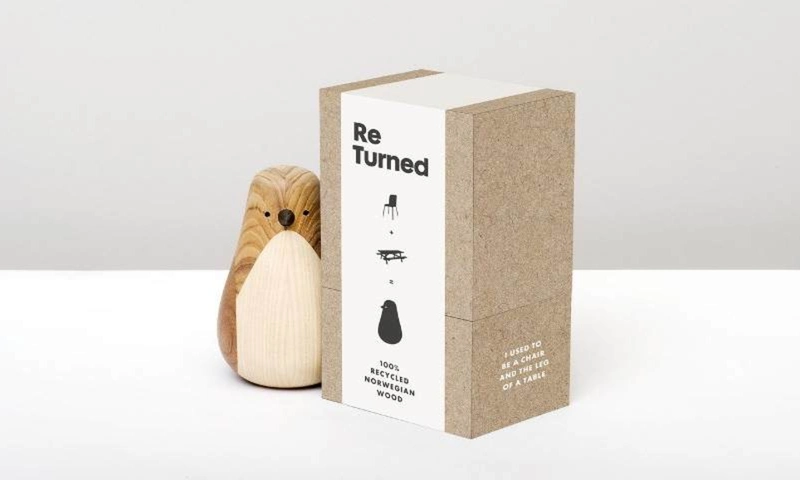 Re-turned wooden bird by Beller