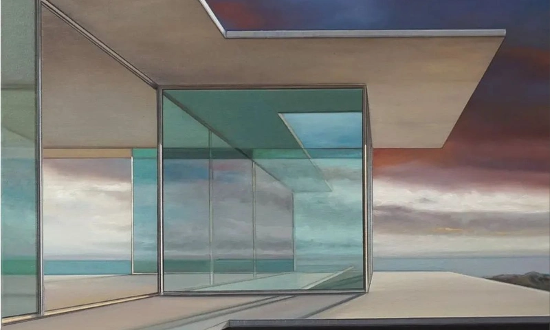 Tobias Stutz Paintings: Minimalist Architecture in Art