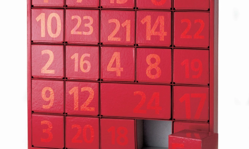 Advent Calendar Red