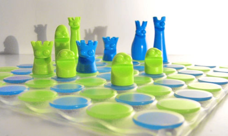 Rubber chess set