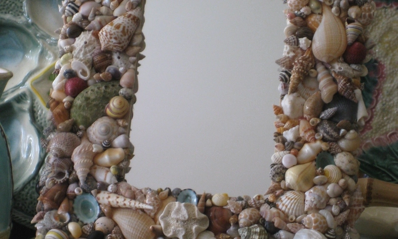 Collectable Handmade Shell Mirror