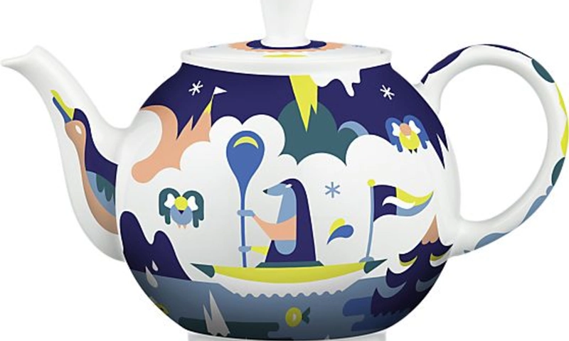 Crate&Barrel 50th anniversary teapot December 2012
