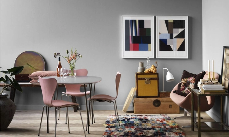 Fine pink passion: interiors and decorations to inspire