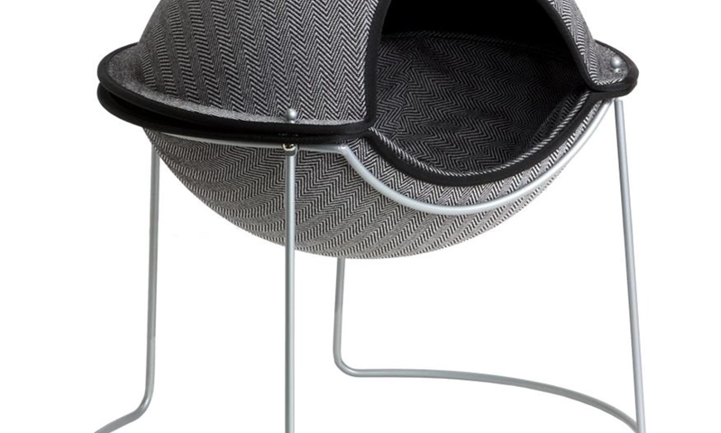 Hepper Pod Pet Bed - Herringbone