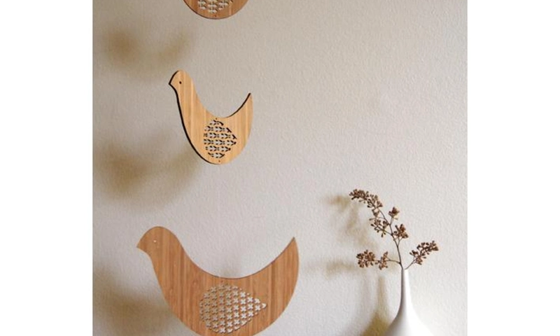 Petit Collage - bird trio