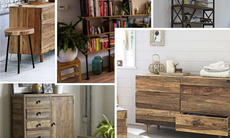 Recycled wood furniture: an easy eco-friendly home decor tip