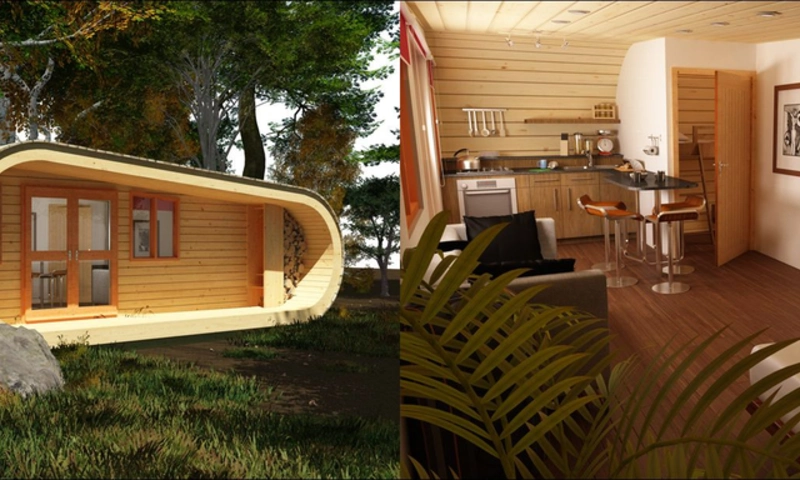 Wooden house