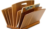 lenga wood newspaper stand 