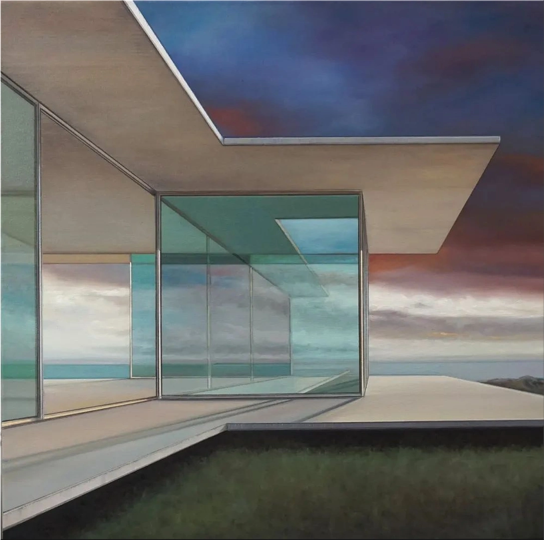 Tobias Stutz Paintings: Minimalist Architecture in Art